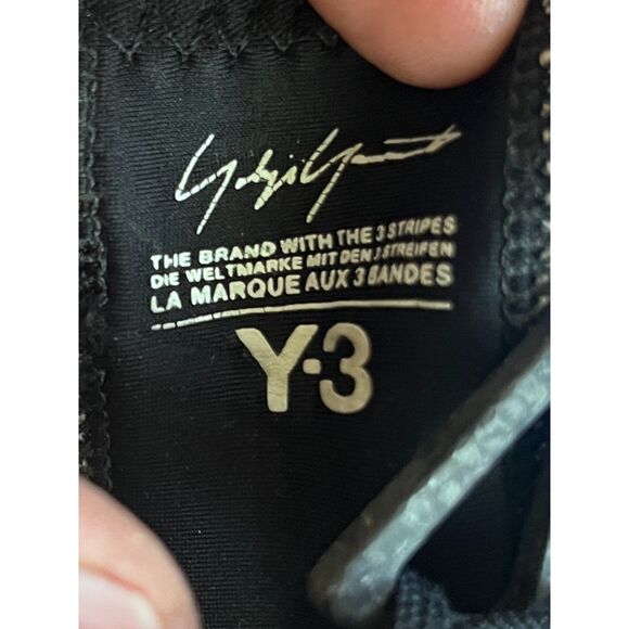 Y3 White Black Yohji Yamamoto Running Basketball Sneakers Trainers  Mens Sz 11.5 - Picture 5 of 14